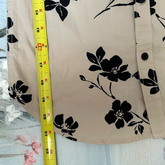 Denim & Flower Boys Floral Tropical Short Sleeve Dress Shirt🏝️☀️⛱️ - Picture 13 of 14